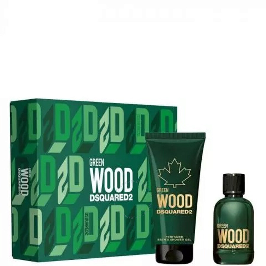 Dsquared2 GREEN WOOD LOT 2 pcs unisex 2pz