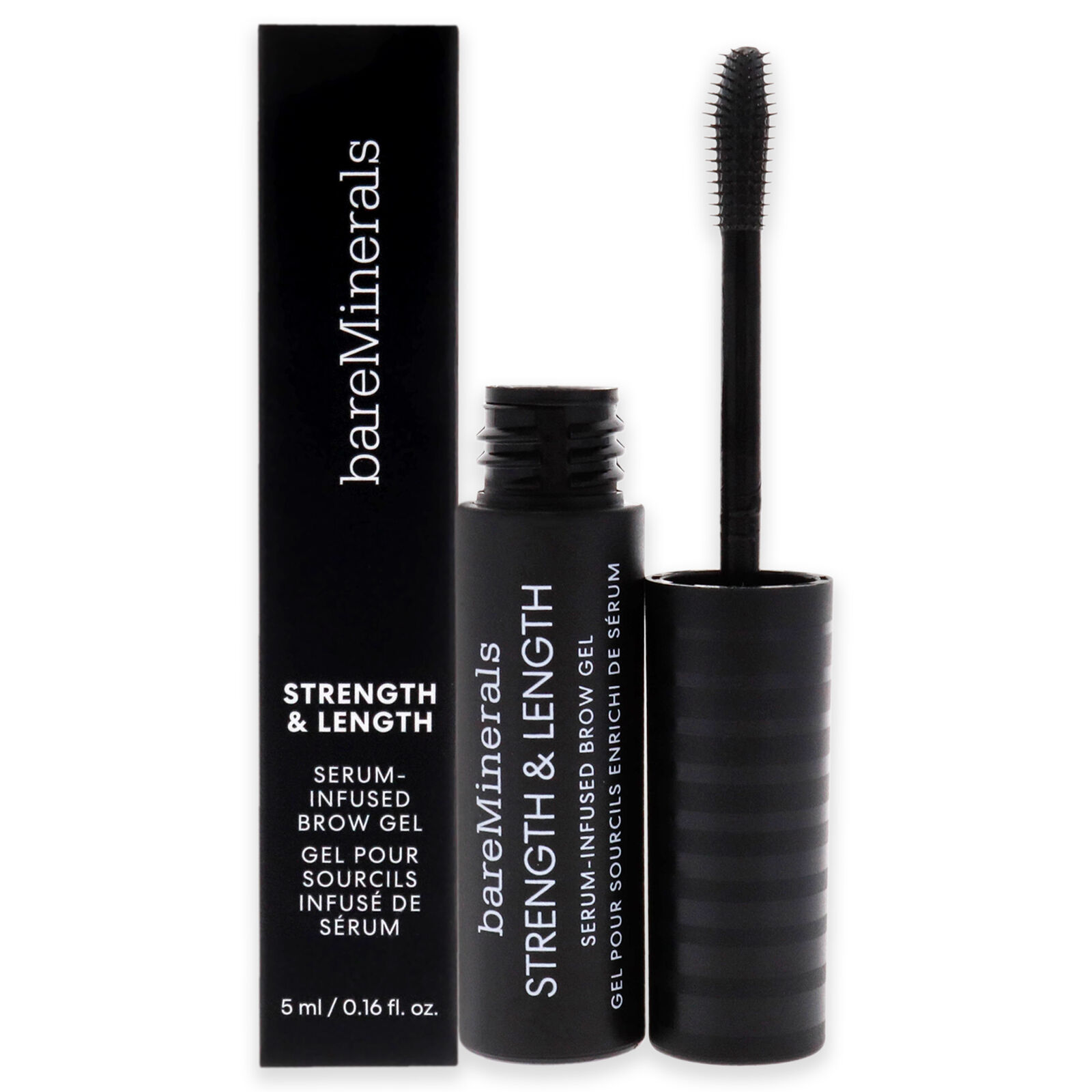 Bare Minerals STRENGTH LENGTH serum infused brow gel nclear unisex 5ml