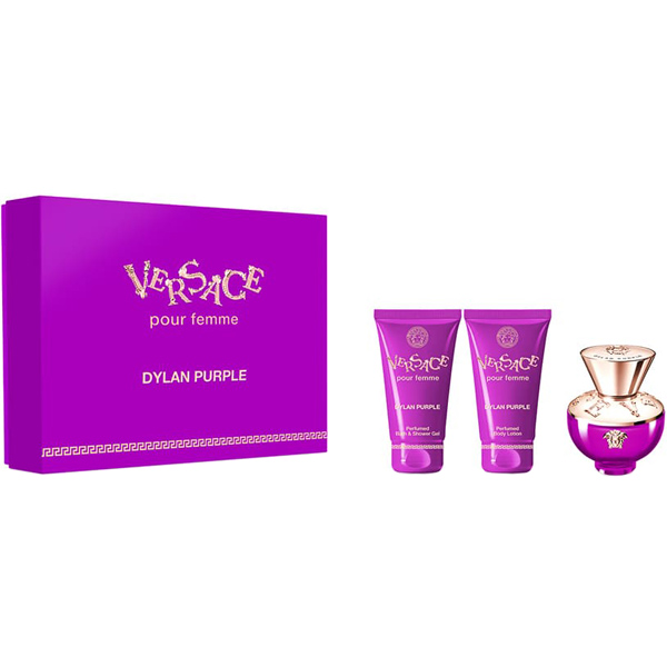 Versace DYLAN PURPLE LOT 3 pz donna 3pz