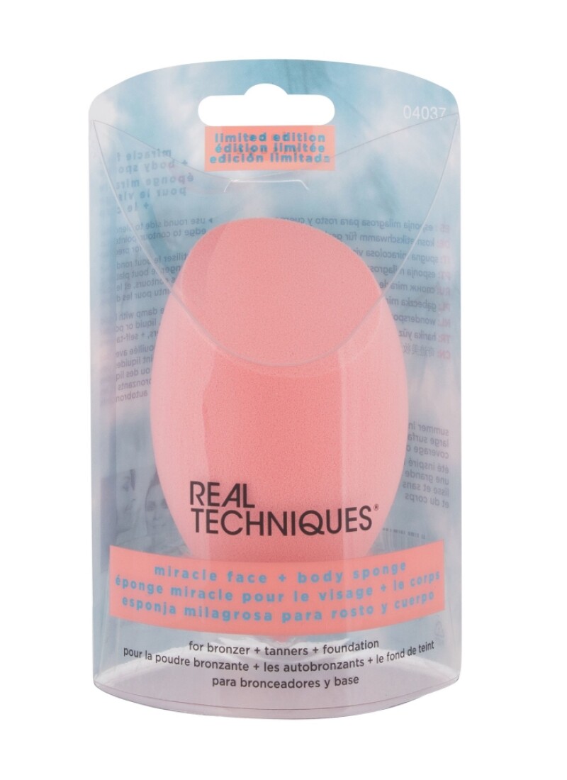 Real Techniques Miracle Face Body Makeup Sponge donna