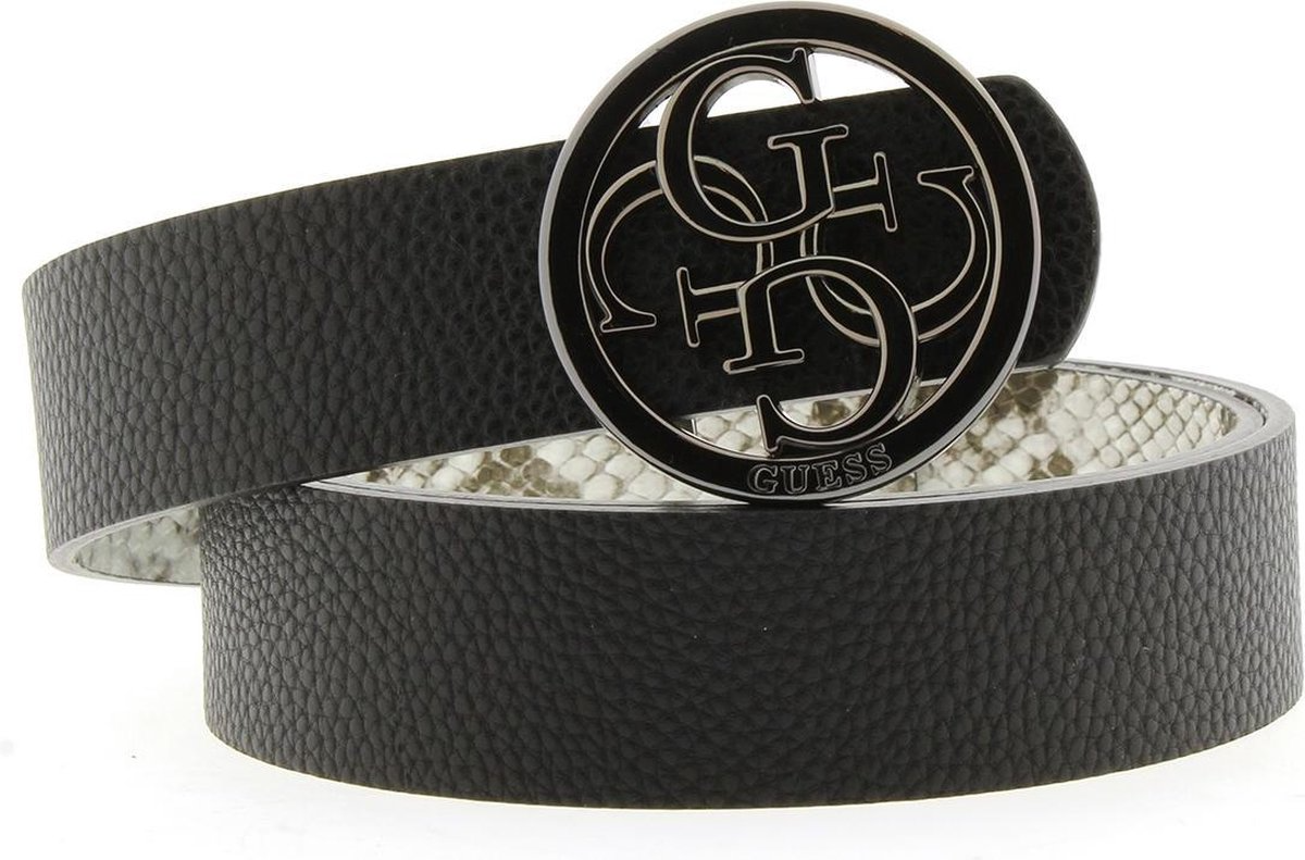 Guess Kirby Not Adjust Rev DoubleSided Model Belt Snake Pattern 35 cm donna