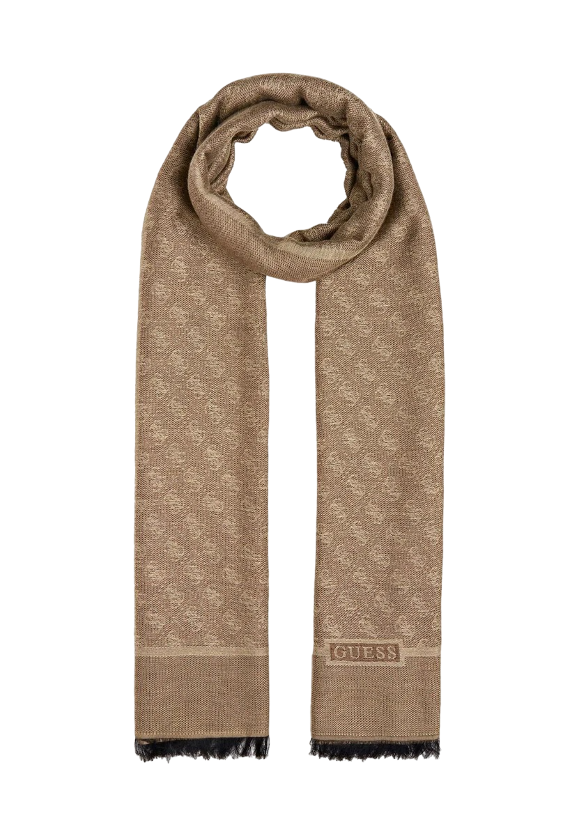Guess Ninette Jacquard Scarf 8 x 180 donna