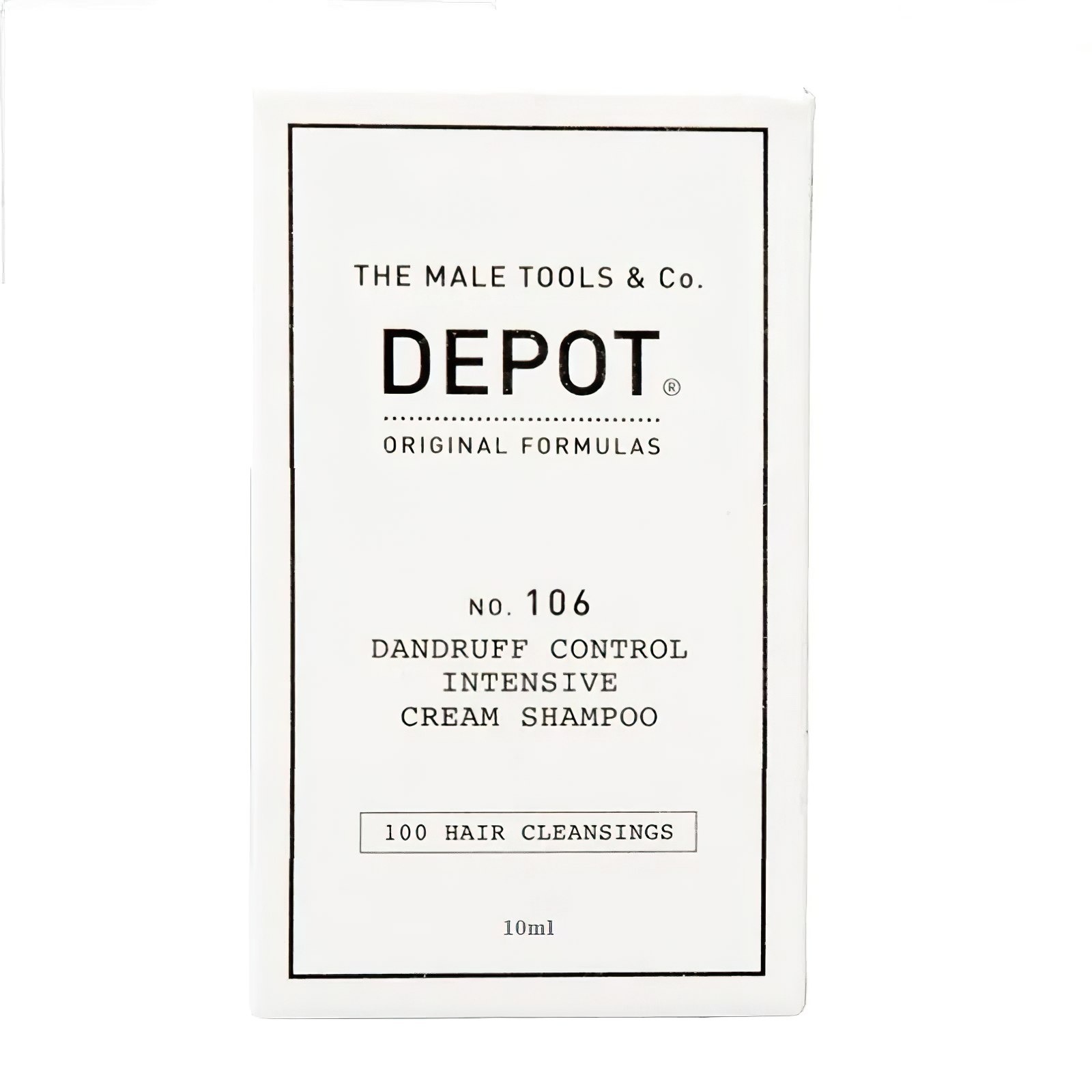 Depot 100 Hair Cleansing No 106 ProVitamin B5 Hair Shampoo AntiDandruff 10ml donna