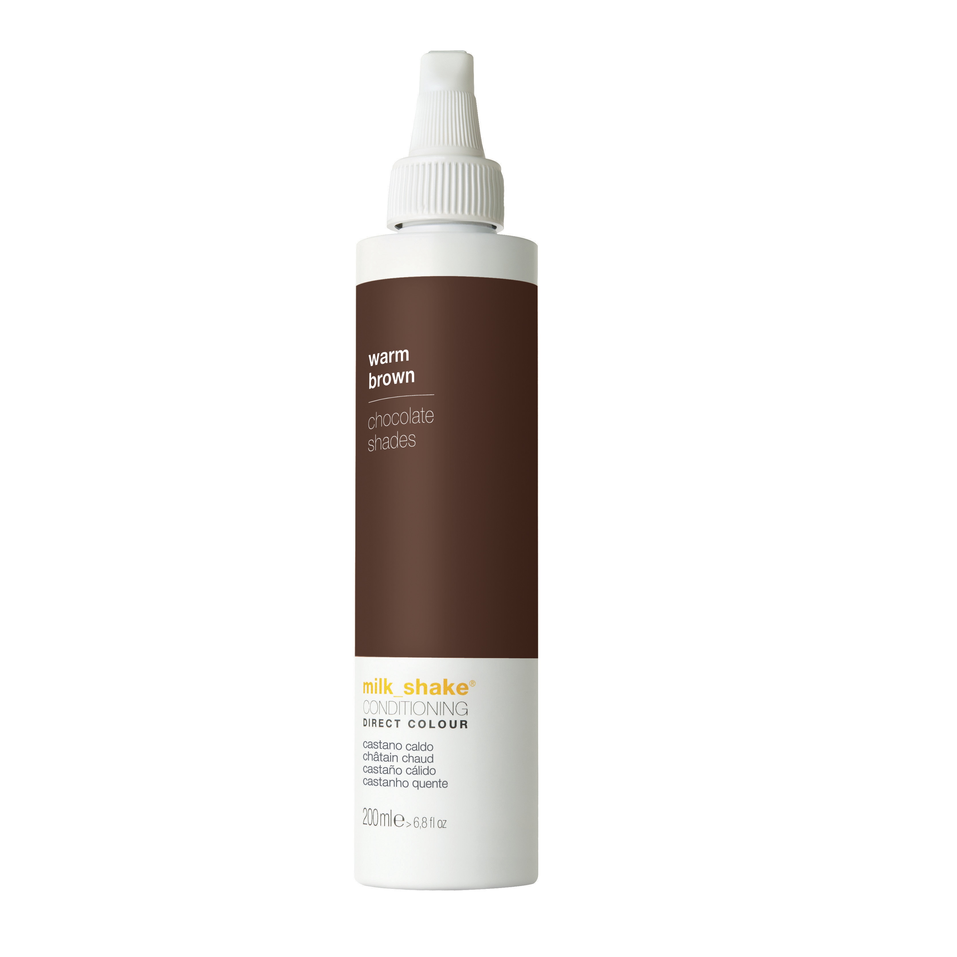 Milk Shake Direct Colour AmmoniaFree Hair Colour Conditioner Warm Brown 200ml donna