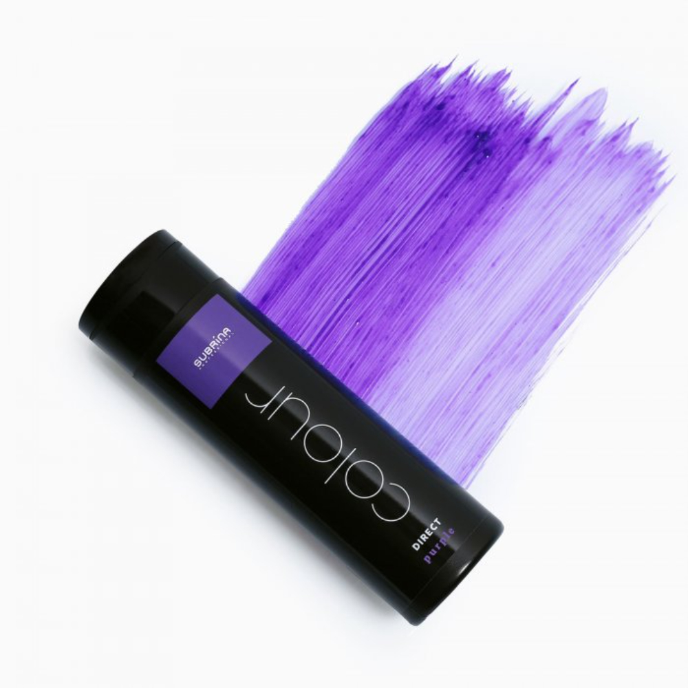 Subrina Professional Direct Colour Hair Colouring Gel For Direct Colouring Purple 200ml donna