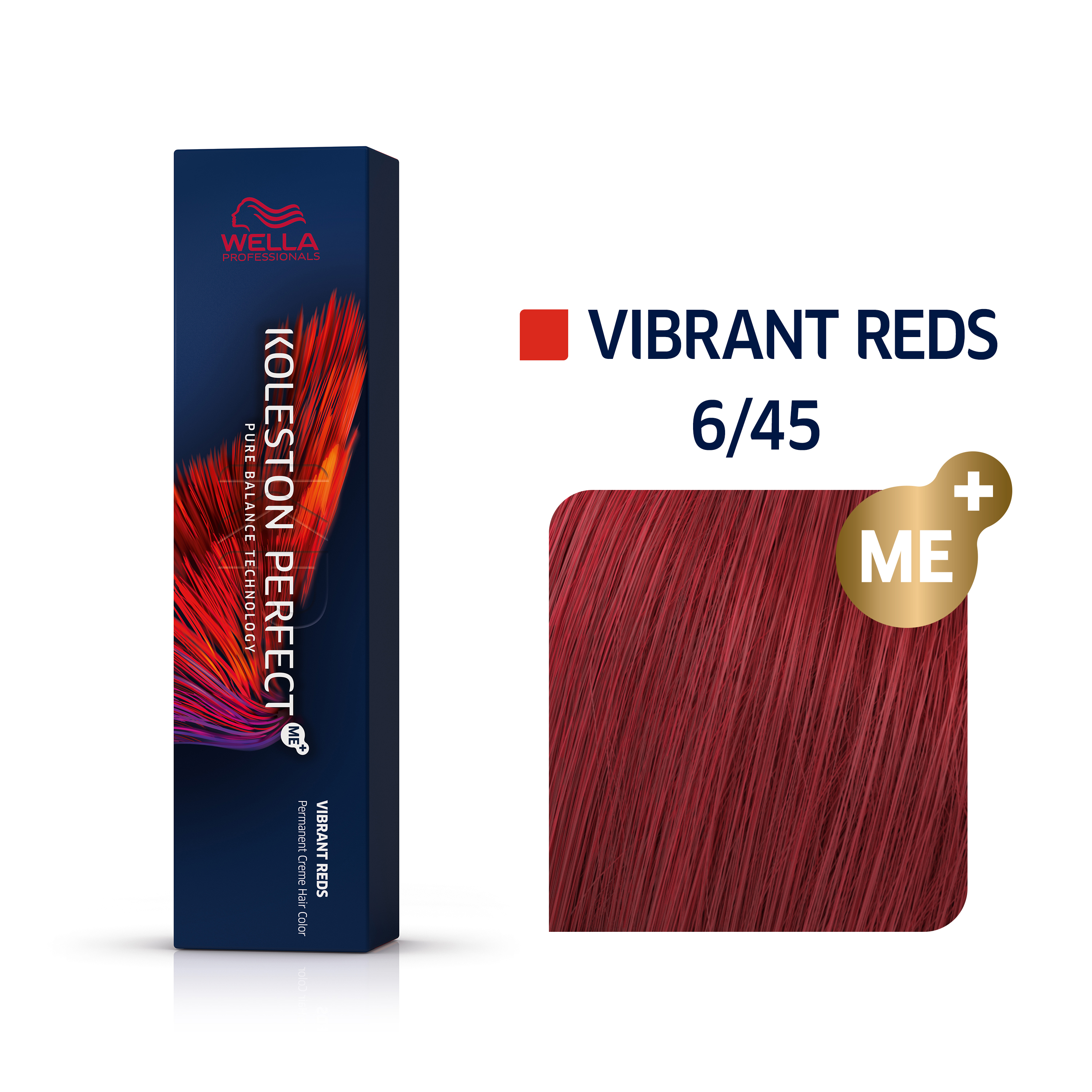 Wella Professionals Koleston Perfect Me Permanent Hair Dye 645 Dark Blonde Red Mahogany 60ml donna
