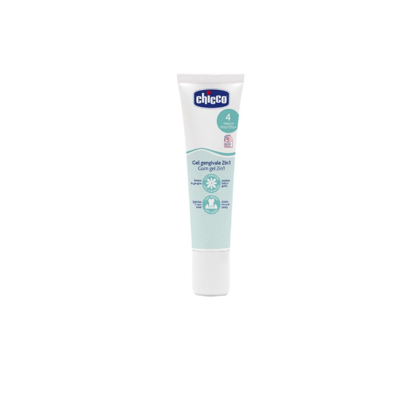 Chicco Gel Gengivale 2 In 1 4m 30ml unisex