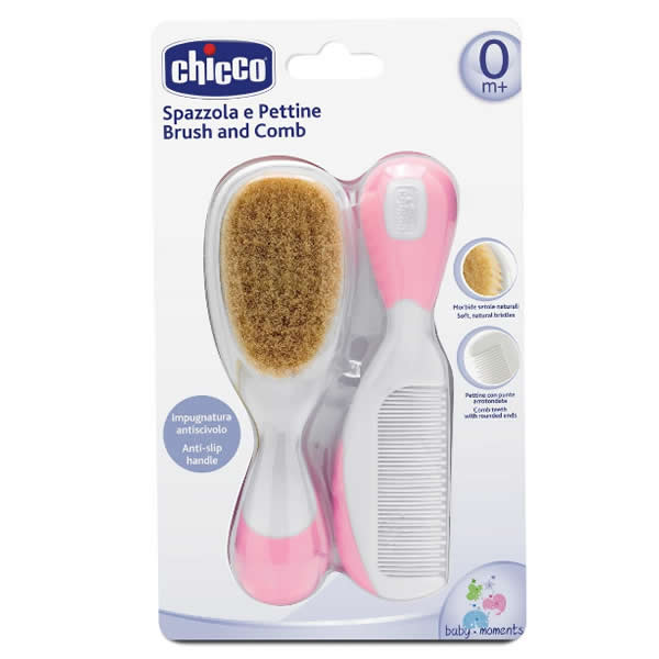 Chicco Spazzola E Pettine Nylon 0m unisex