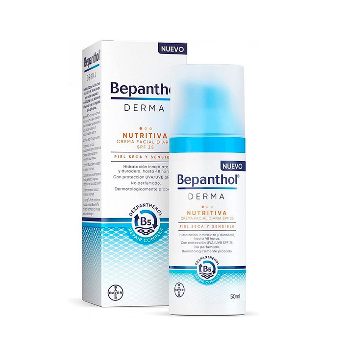 Bepanthol Crema Viso Quotidiana Spf 25 50ml unisex