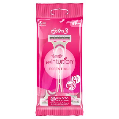 WILKINSON Sword Extra 3 Essential Color Mix Rasoi da donna 3 pz