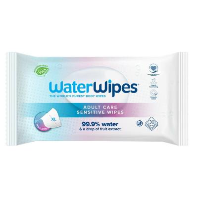 WATERWIPES Adult Care Sensitive Wipes XL salviette umidificate a base acqua 30 pz