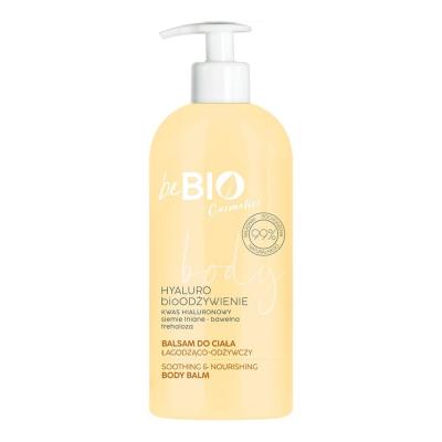 BE BIO Balsamo corpo naturale Ewa Chodakowska con acido ialuronico semi di lino cotone trealosio 350ml