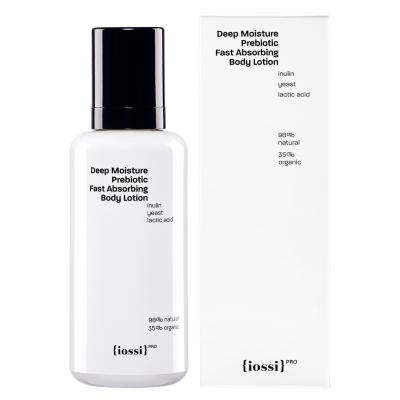 IOSSI Deep Moisture Prebiotic Fast Absorbing Body Lotion lozione corpo idratante intensamente con prebiotici naturali 200ml