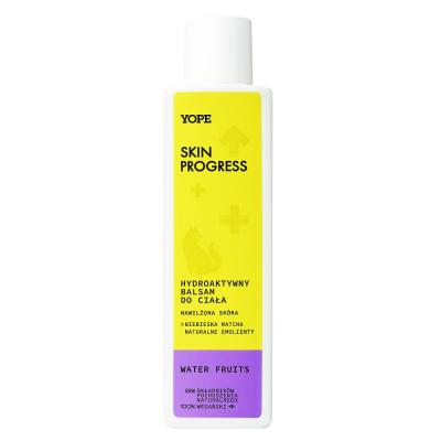 YOPE Skin Progress balsamo corpo idroattivo per la pelle idratata Water Fruits 200ml