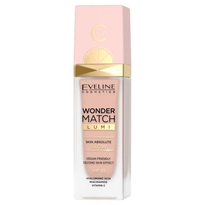 EVELINE Wonder Match Lumi fondotinta illuminante SPF20 10 Vaniglia 30ml