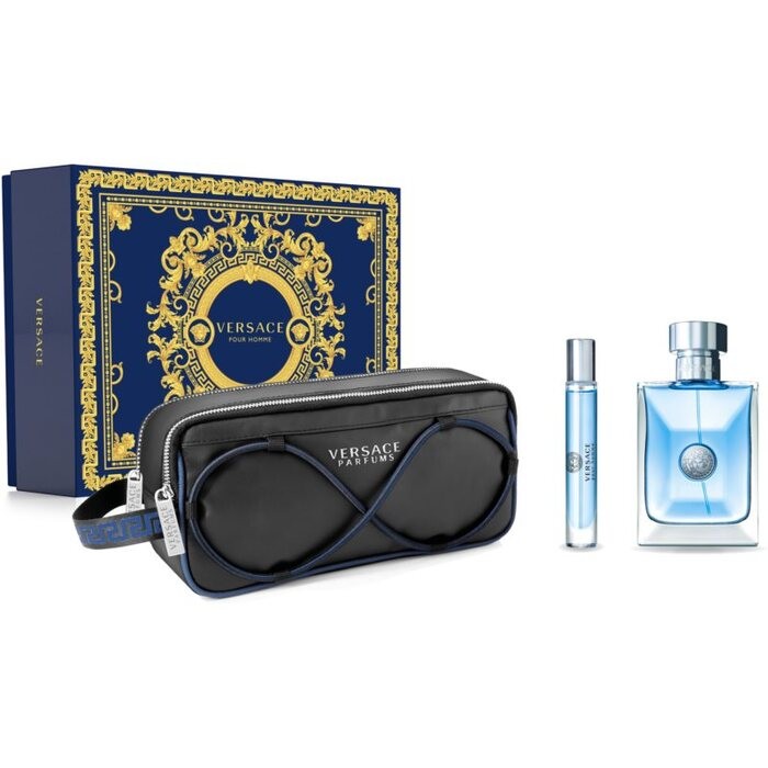 Versace Versace pour Homme SET eau de toilette 100 ml eau de toilette 10 ml Trousse per cosmetici uomo 100ml