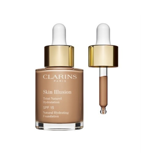 Clarins Skin Illusion Fondotinta idratante naturale SPF 15 30 ml donna 105 Nude