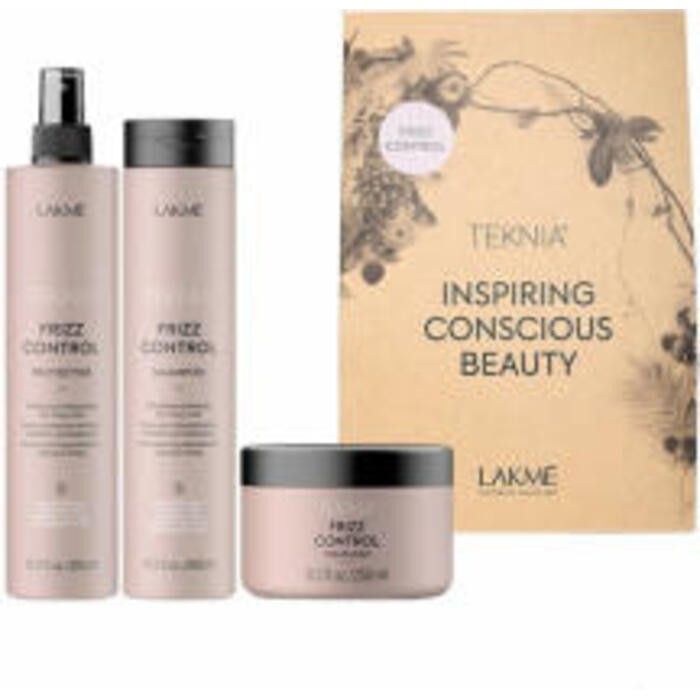 Lakm Pacchetto Teknia Frizz Control Set regalo donna 850ml