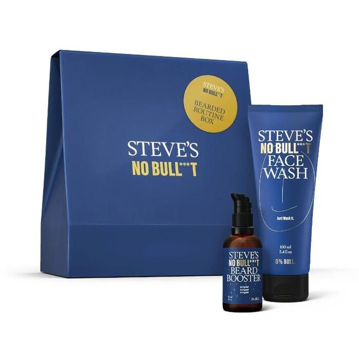 Steves No BullT Scatola per routine barbuta Set regalo uomo