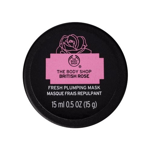 The Body Shop British Rose Fresh Plumping Mask Maschera viso rinfrescante 15ml Donna