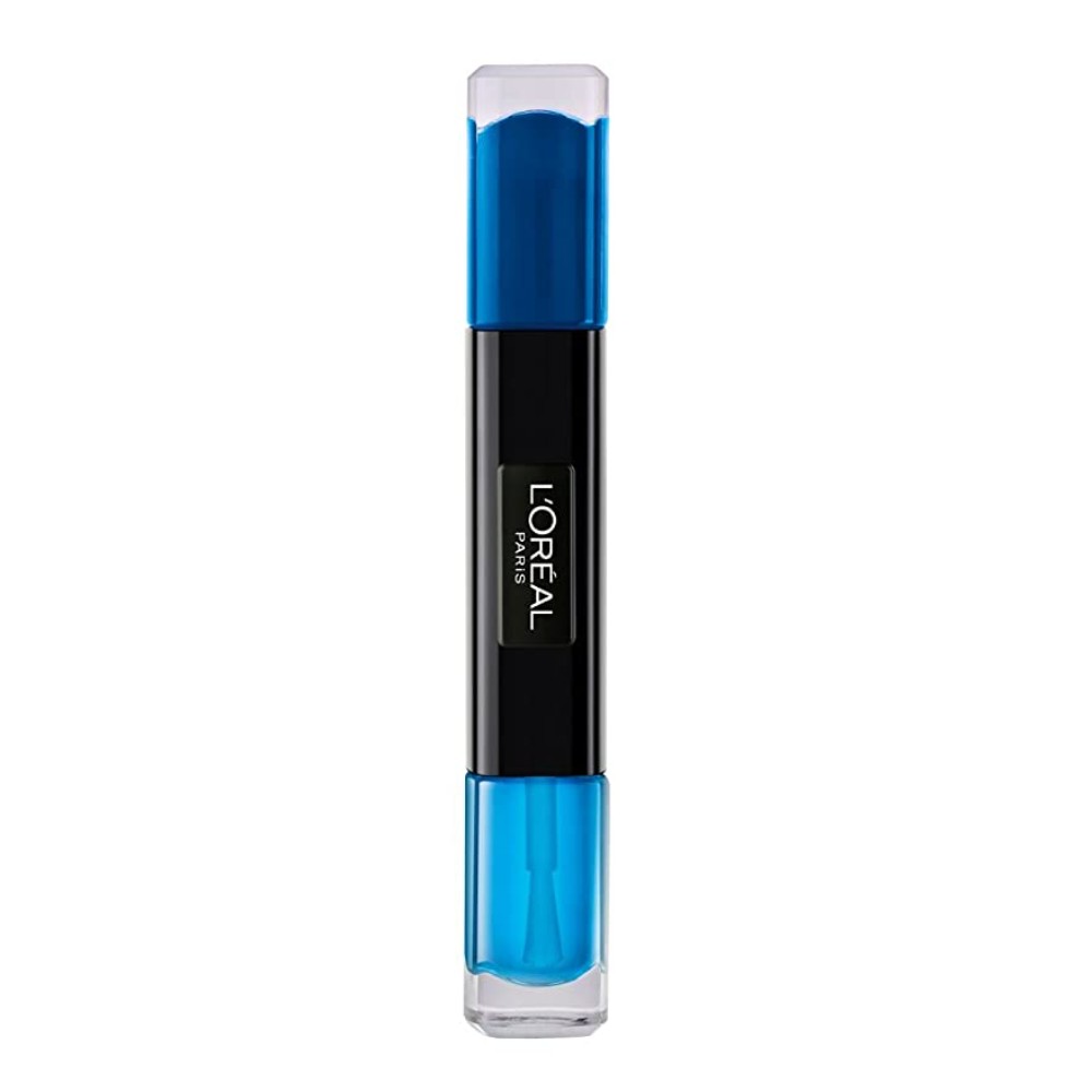 LOreal Paris Infallible Nail Polish 2In1 133 Blue Pallet 2 x 5ml donna