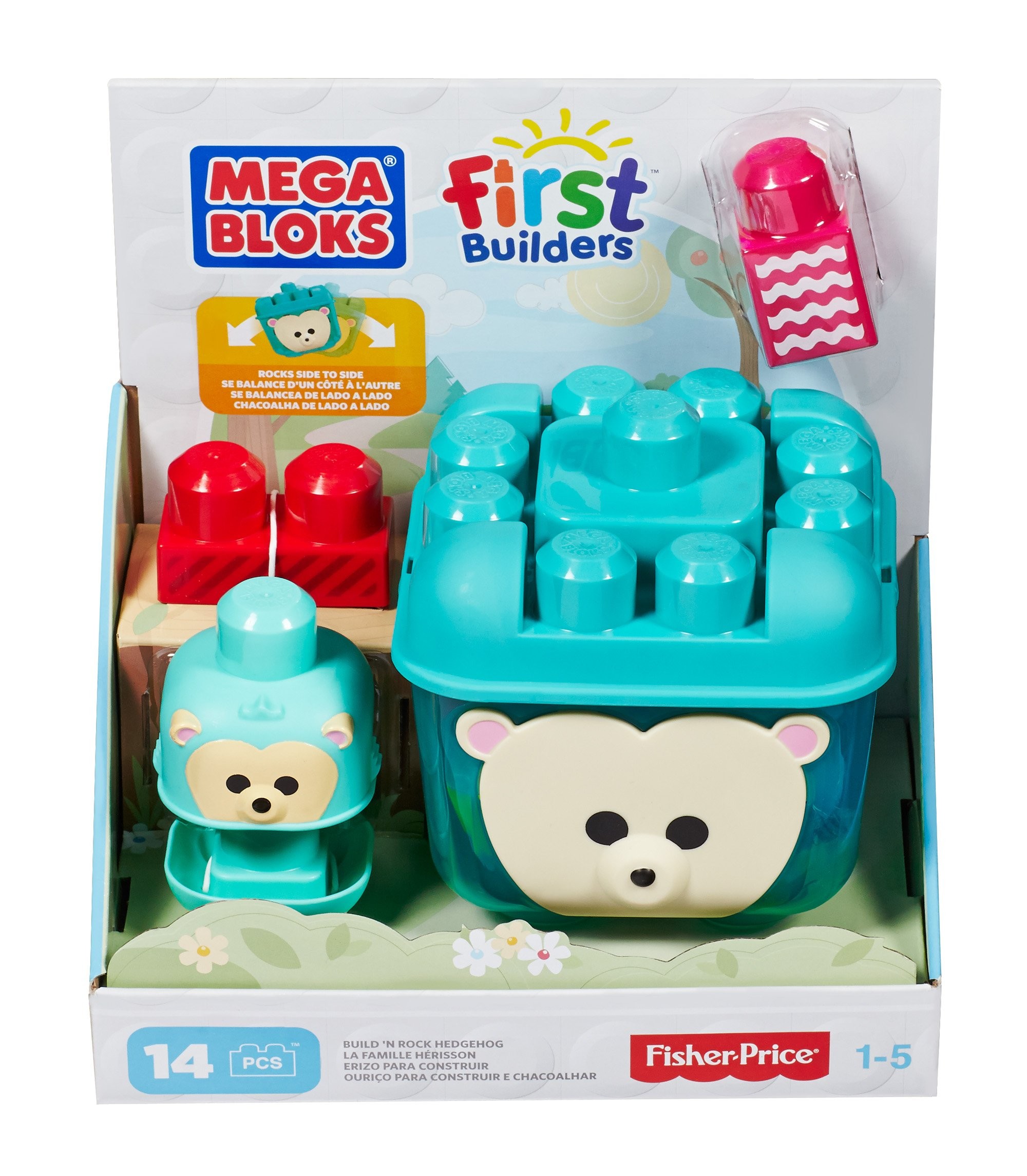 Mega Bloks First Builders Bouw Wiebel Egel Construction Set1 5 years