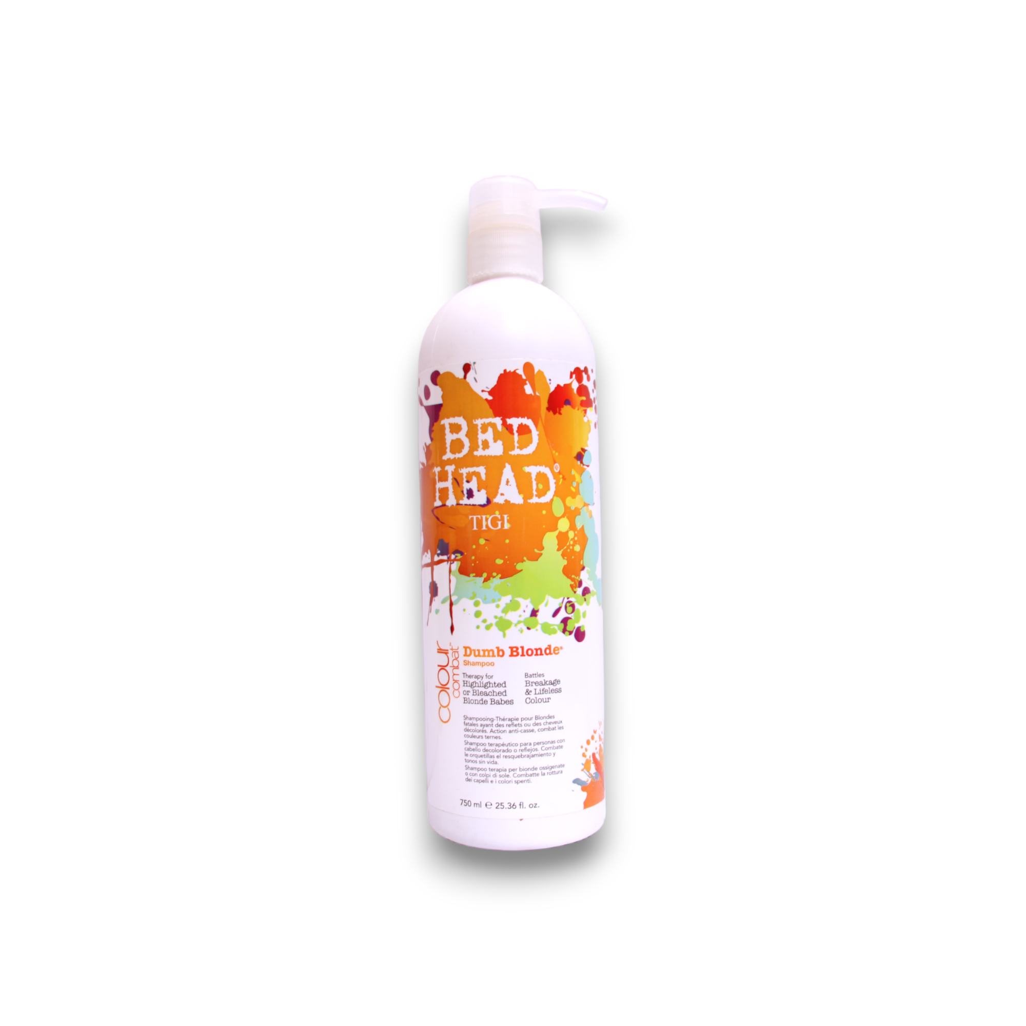 Tigi Bed Head Dumb Blonde Hair Shampoo For Colour Protection 750ml donna