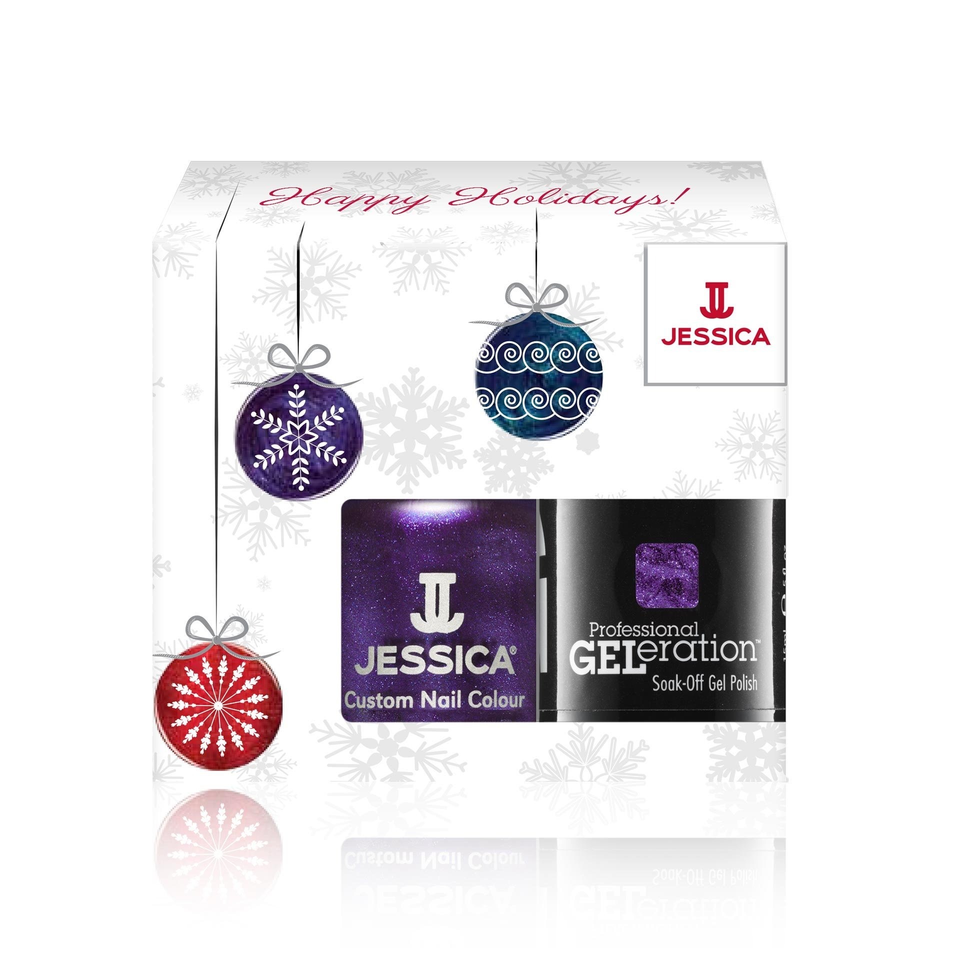 Winter Set Jessica Custom Colors Nail Polish Purple Lust 148ml Professional GELeration SemiPermanent Nail Polish Purple Lus
