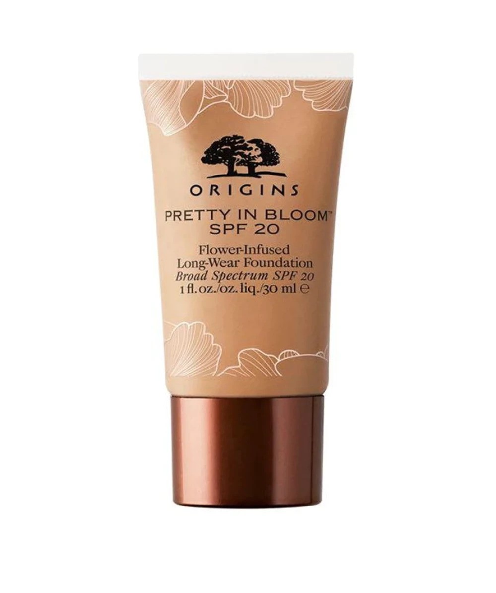 Origins Pretty In Bloom Long Wearing Cream Foundation 500 Medium Deep Warm SPF 20 30ml donna