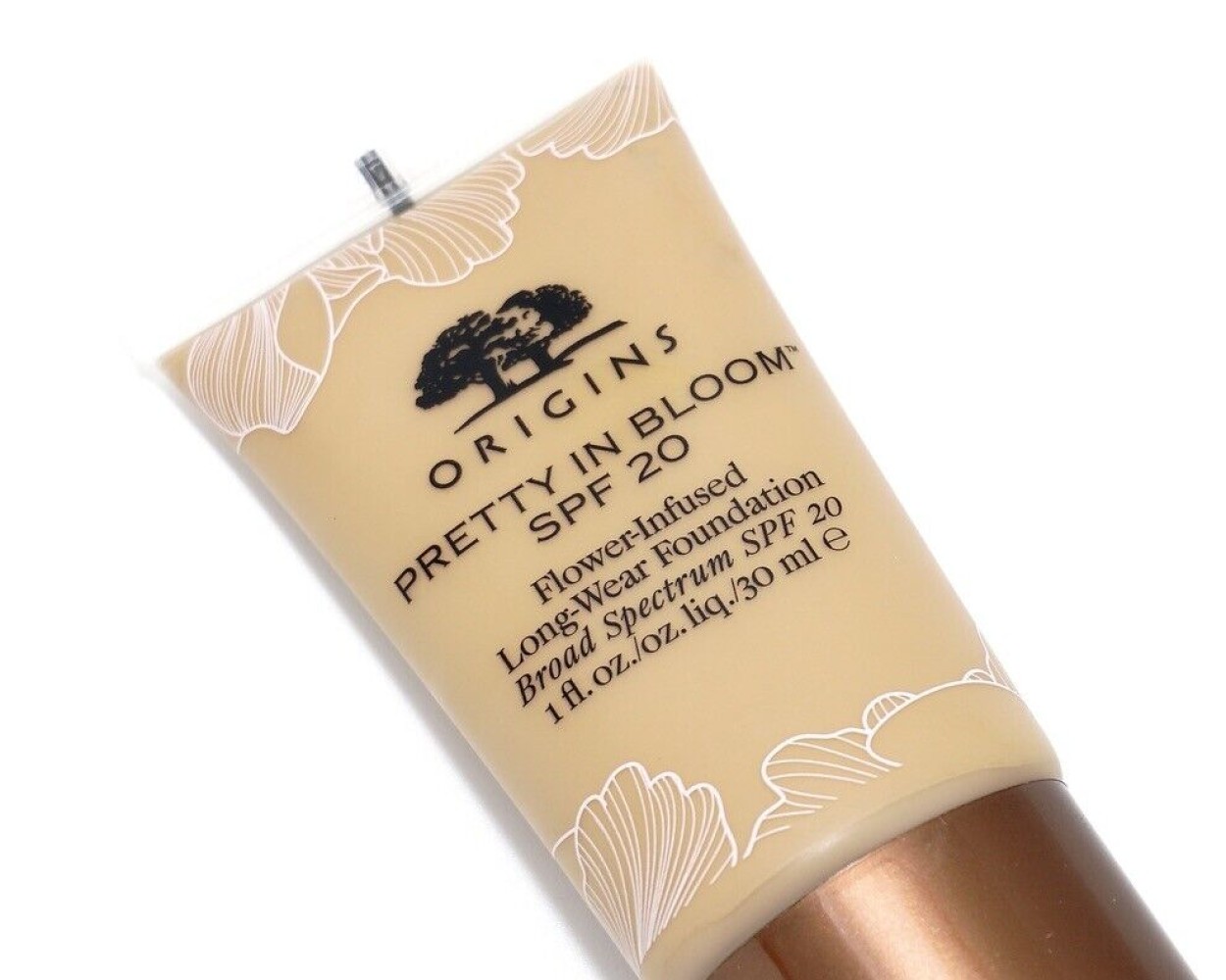 Origins Pretty In Bloom Long Wearing Cream Foundation 610 Deep Neutral SPF 20 30ml donna