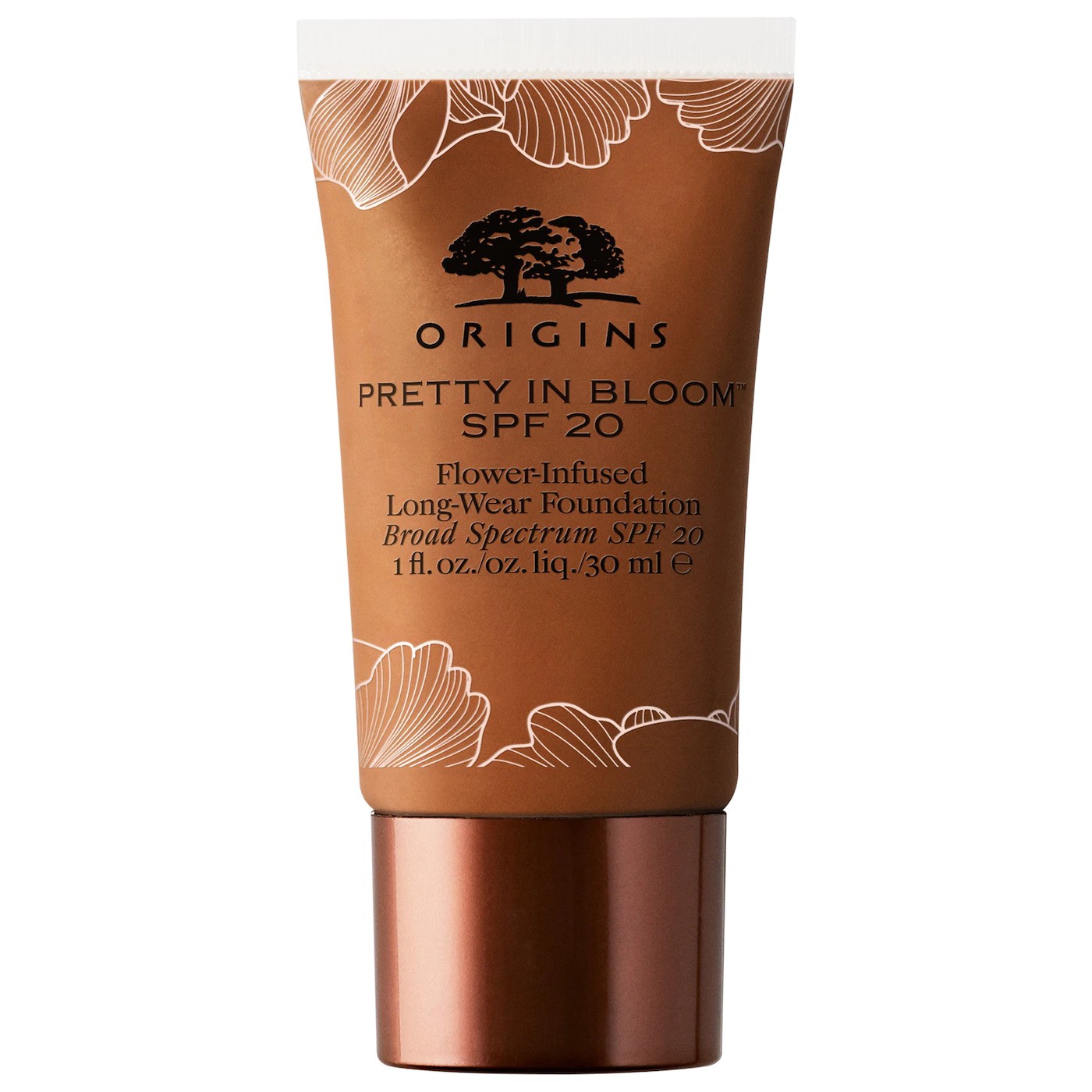 Origins Pretty In Bloom Long Wearing Cream Foundation 710 Very Deep Cool SPF 20 30ml donna