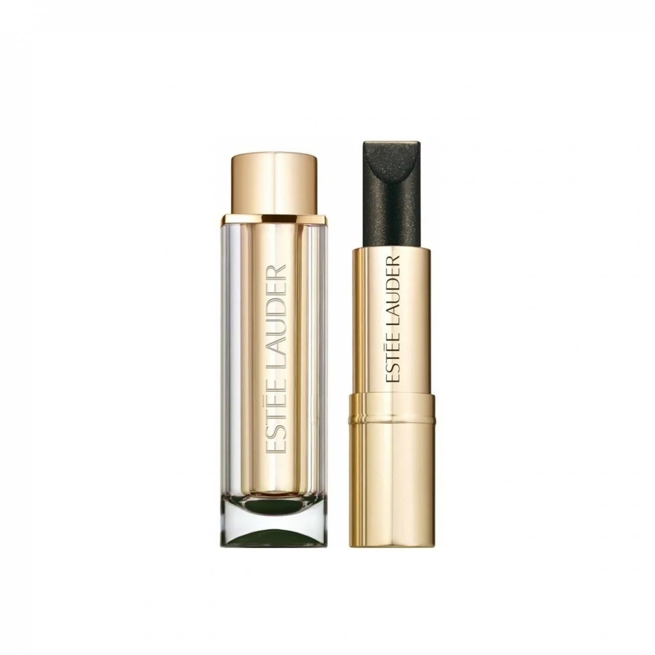 Estee Lauder Pure Color Love Natural Oils LongLasting Cream Lipstick 180 Black Star 35 g donna