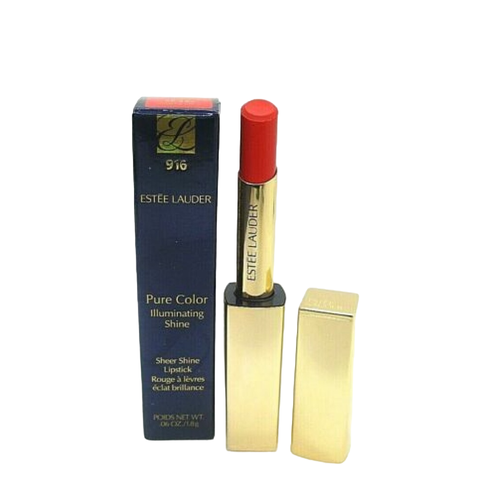 Estee Lauder Pure Color Illuminating Cream Lipstick 916 Party 18 g donna