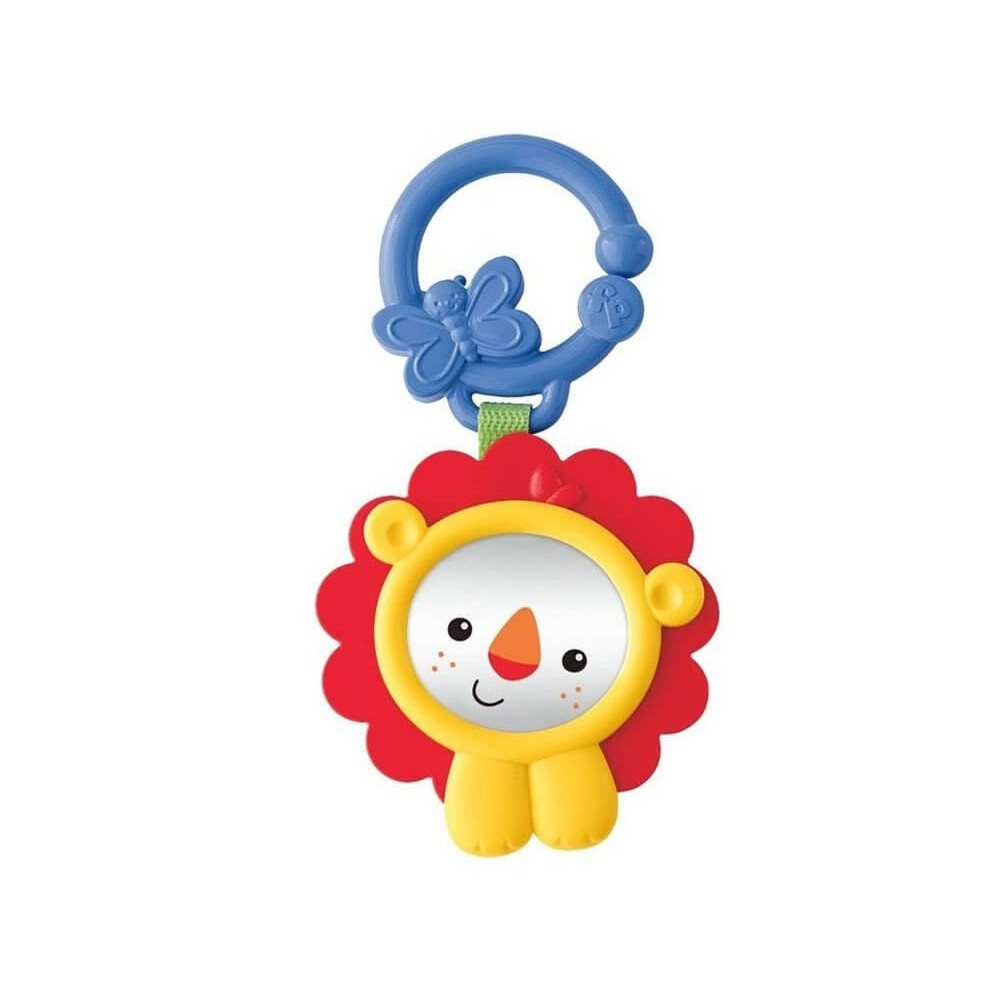 Fisher Price Lion Play Mirror With HandsOn Activities Teething Toy3 months unisex