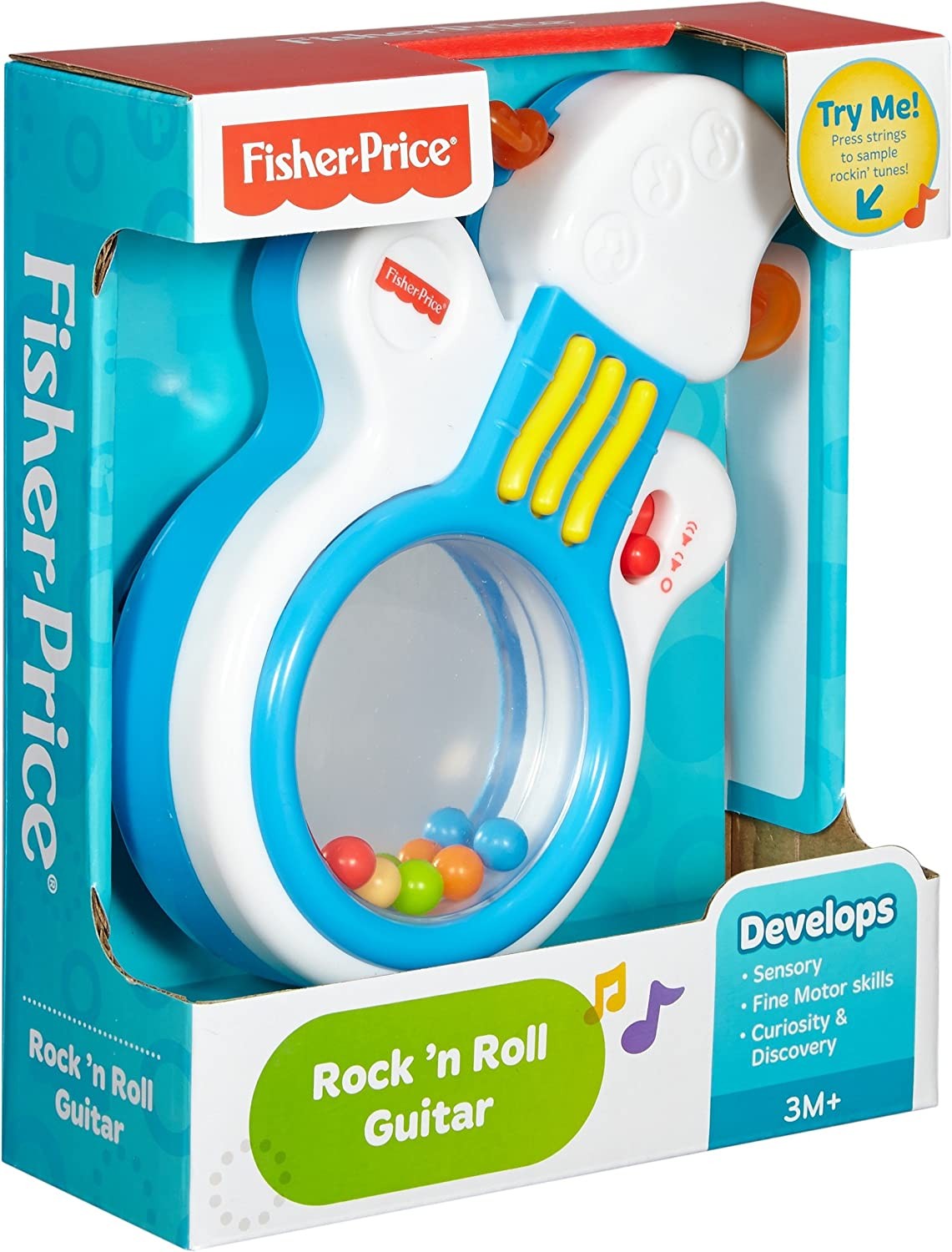 Fisher Price Rock n Roll Guitar With Mirror Musical Toy 3 months