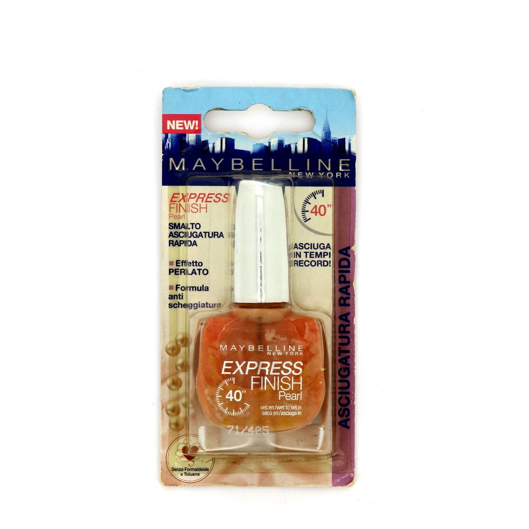 Maybelline Express Finish 40 Seconds Nail Polish Nr 405 Pearl 10ml donna