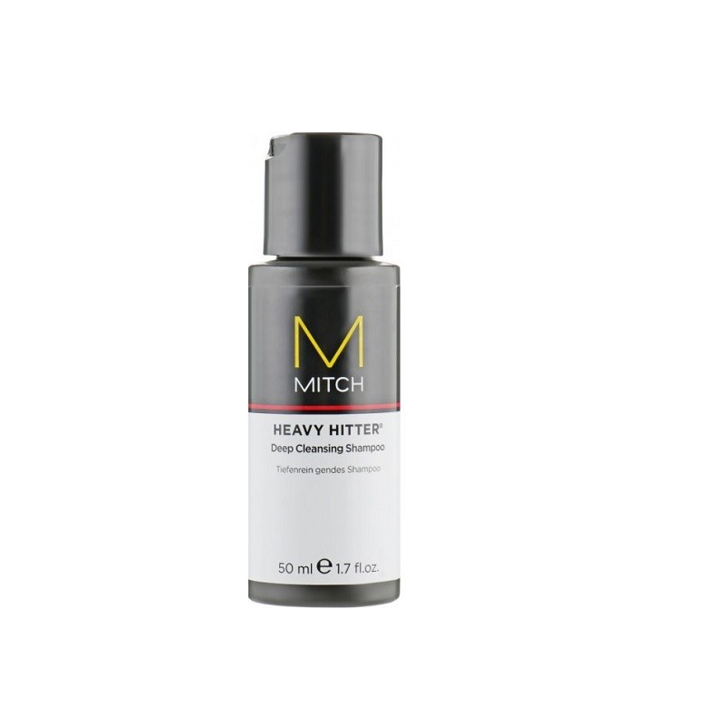 Mitch by Paul Mitchell Hair Care Heavy Hitter ParabenFree Hair Shampoo Deep Cleansing 50ml donna
