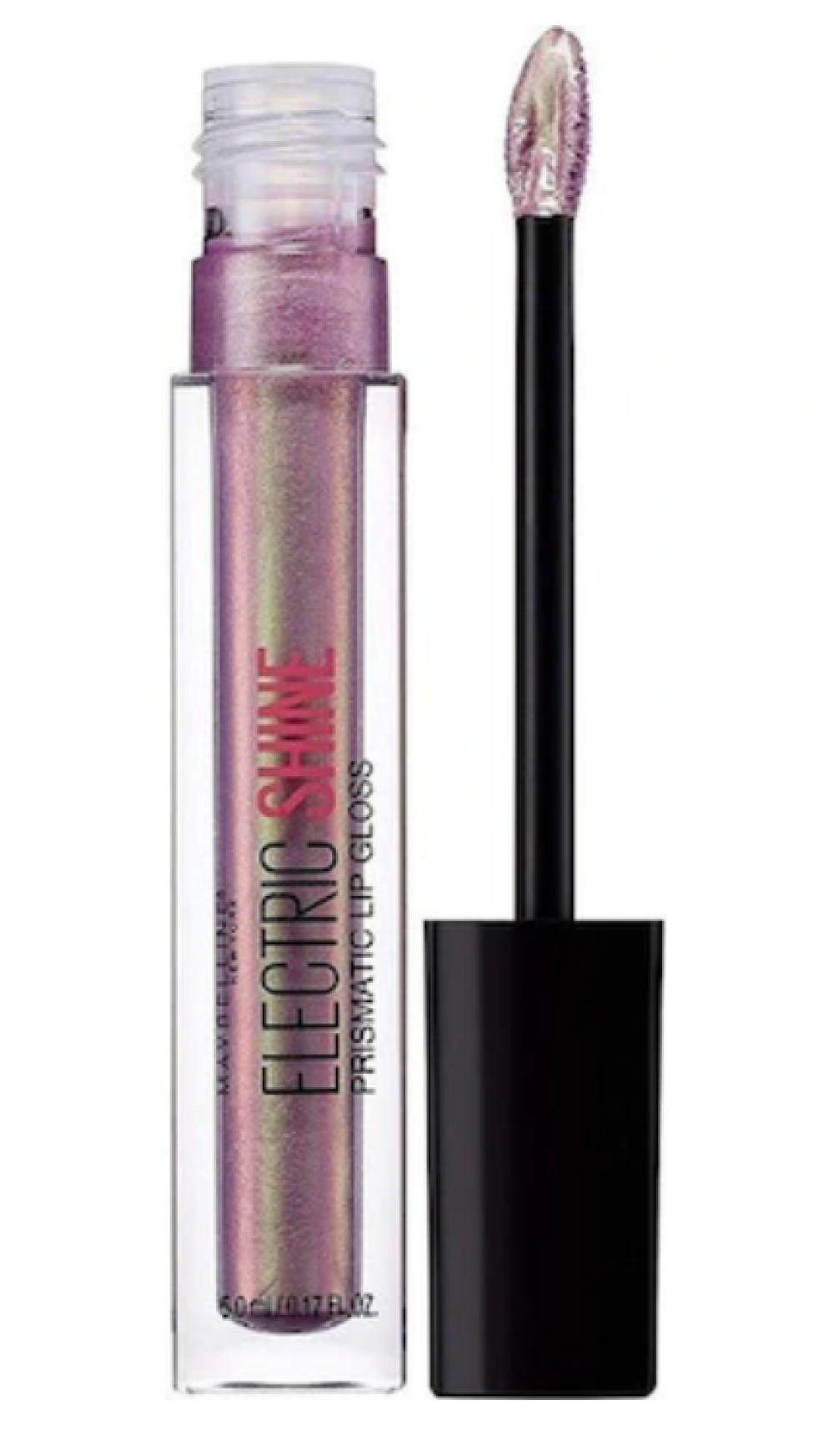 Maybelline Electrio Shine Prismatic Lip Gloss 155 Moonlit Metal 5ml donna