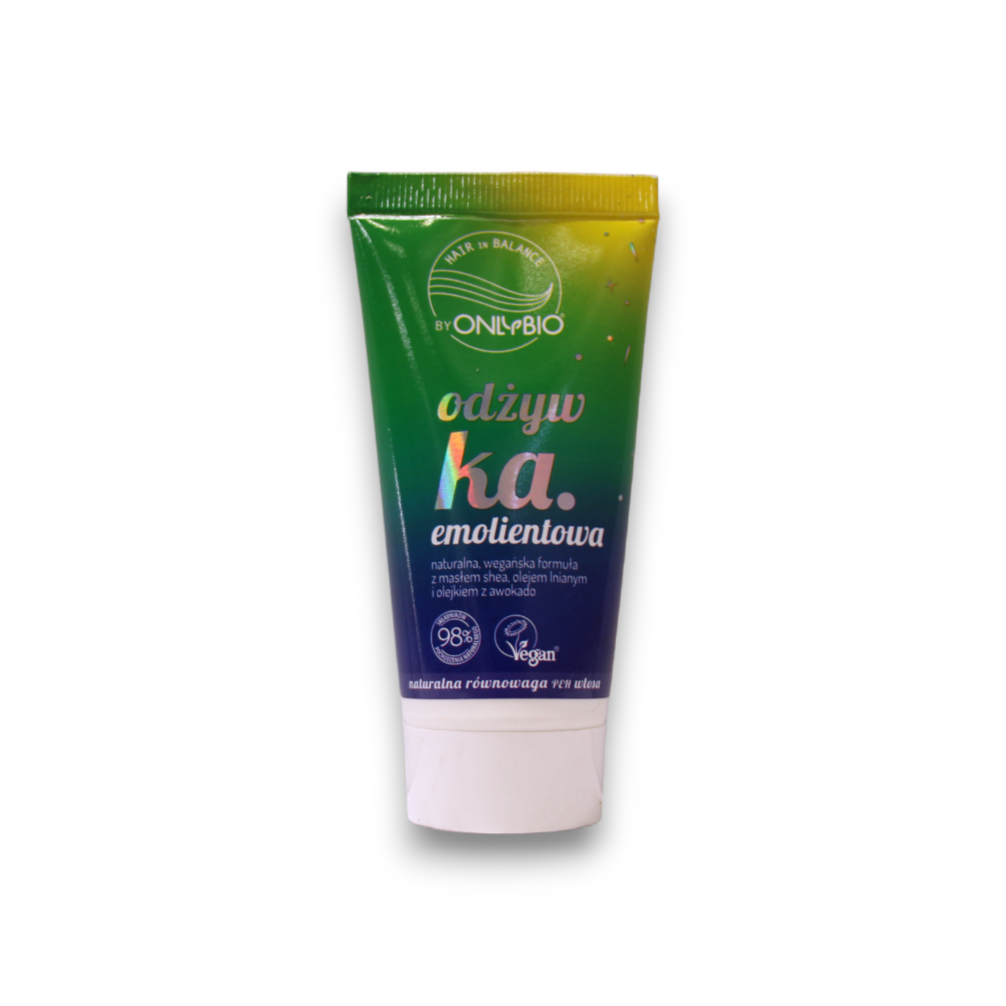 OnlyBio Hair Balance Emollient Shea Butter Hair Conditioner AntiFrizz 50ml donna