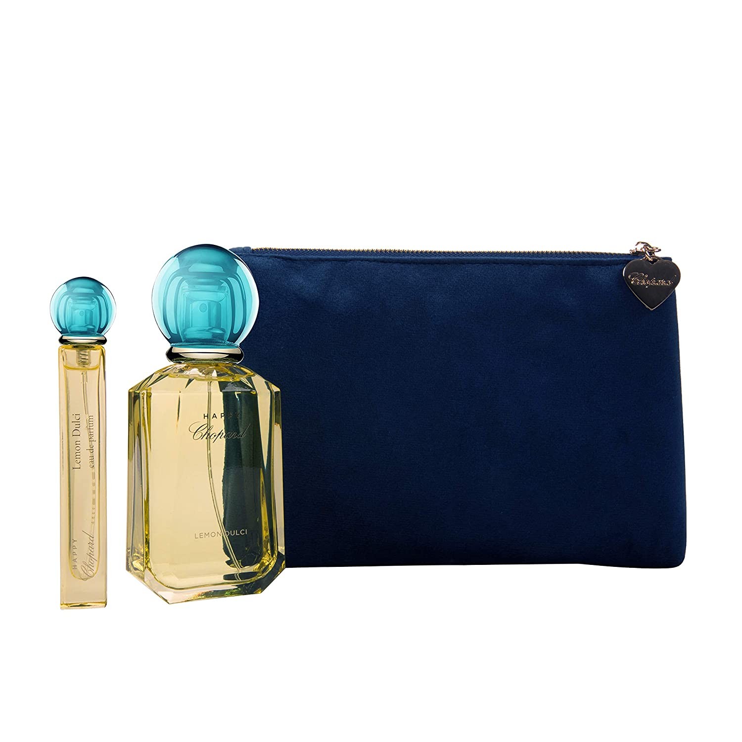 Happy Lemon Dulci Set Chopard Happy Lemon Dulci Eau De Parfum 10ml Happy Lemon Dulci Eau De Parfum 100ml Makeup Bag Blue do