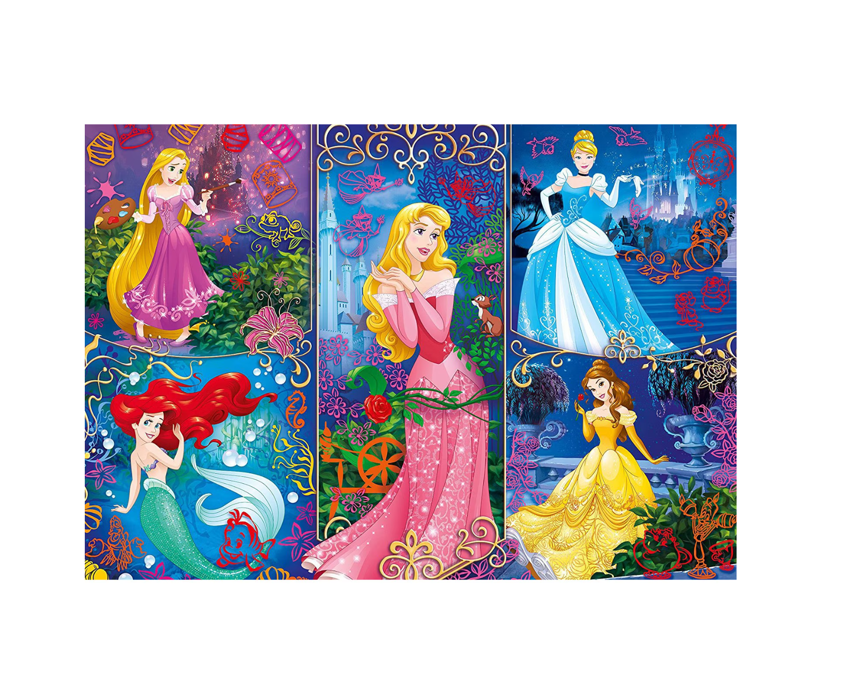 Clementoni Disney Princess Construction Set For Girls 8 years 104 pcs