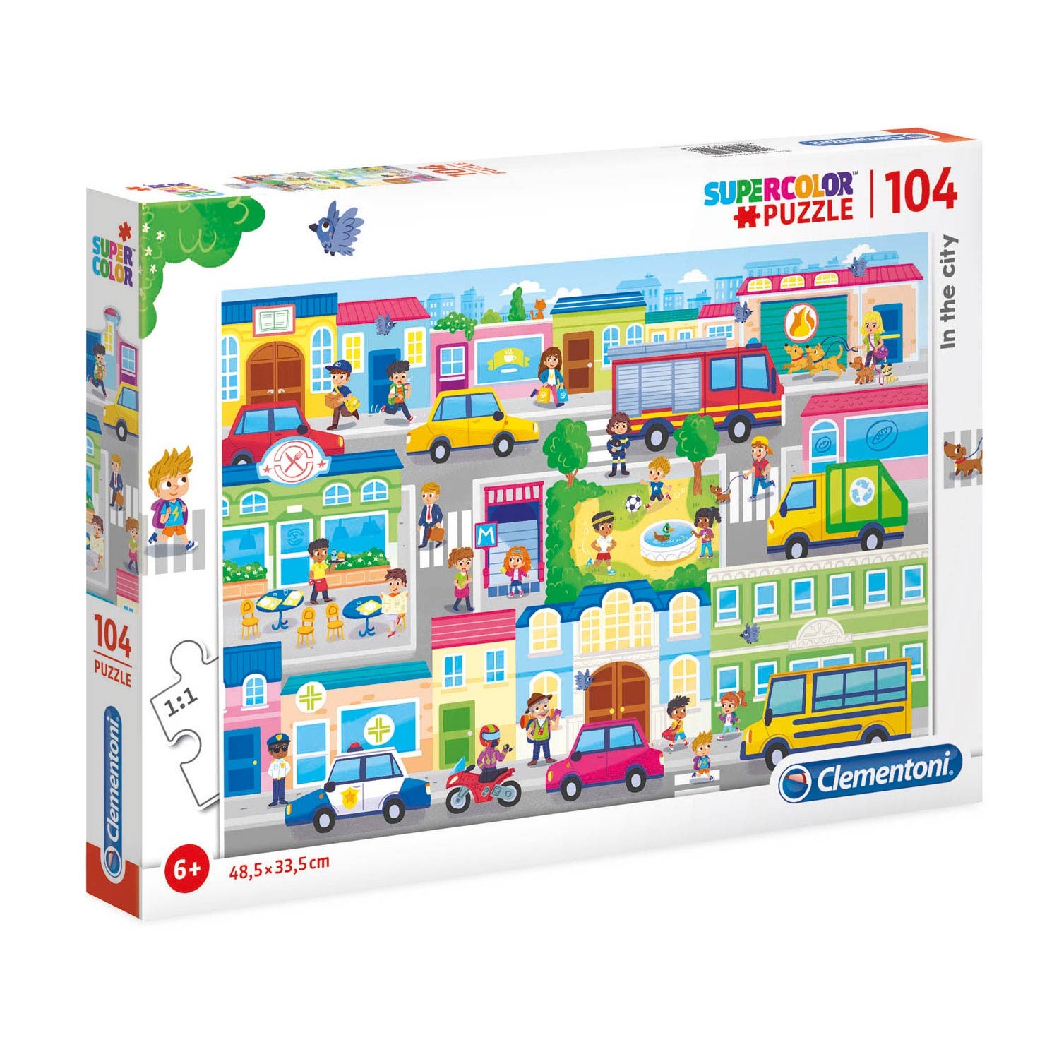 Clementoni In The City Puzzle 104 pcs For Boys 6 years uomo