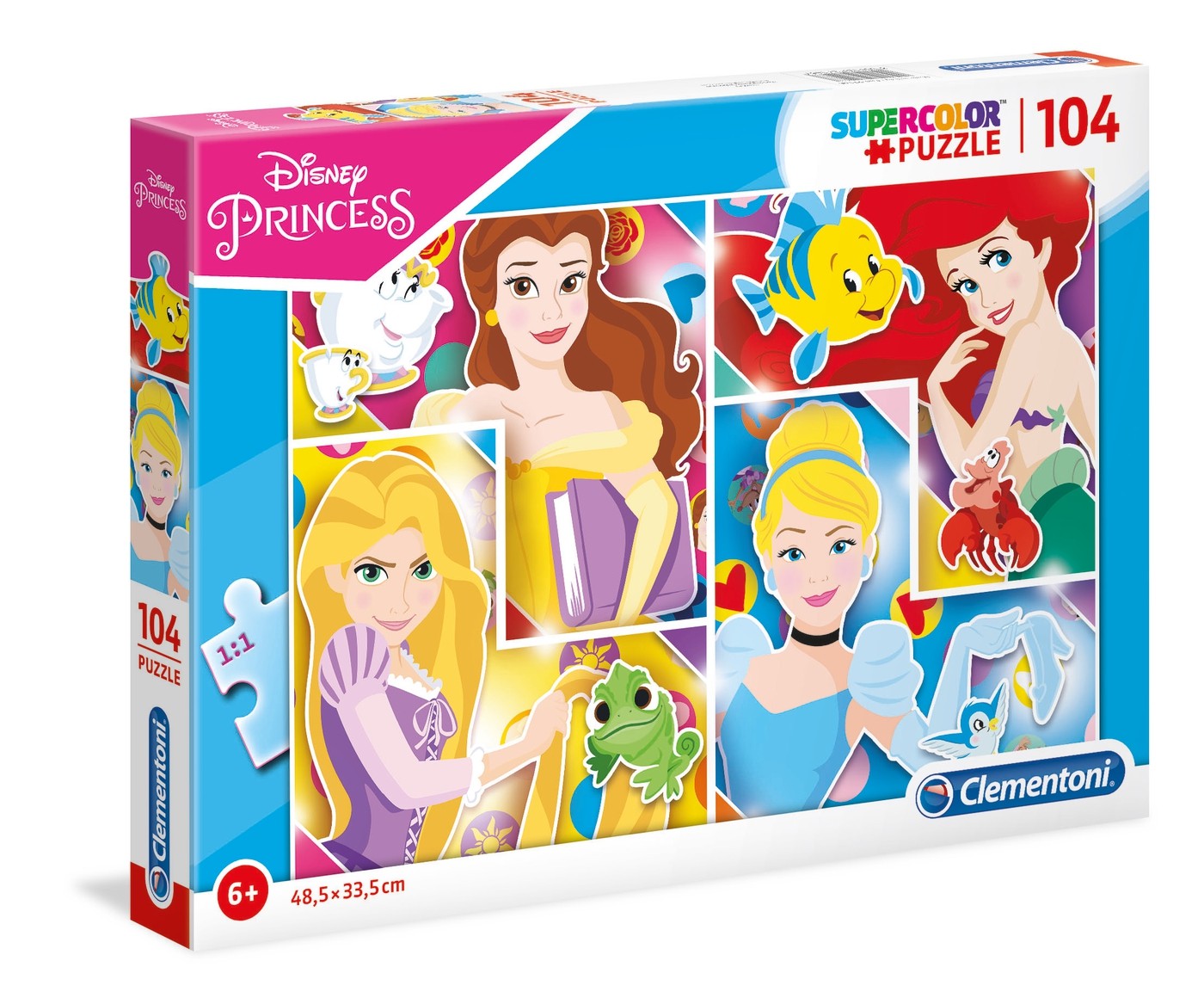 Clementoni Disney Princess Puzzle 104 pcs For Girls 6 years donna