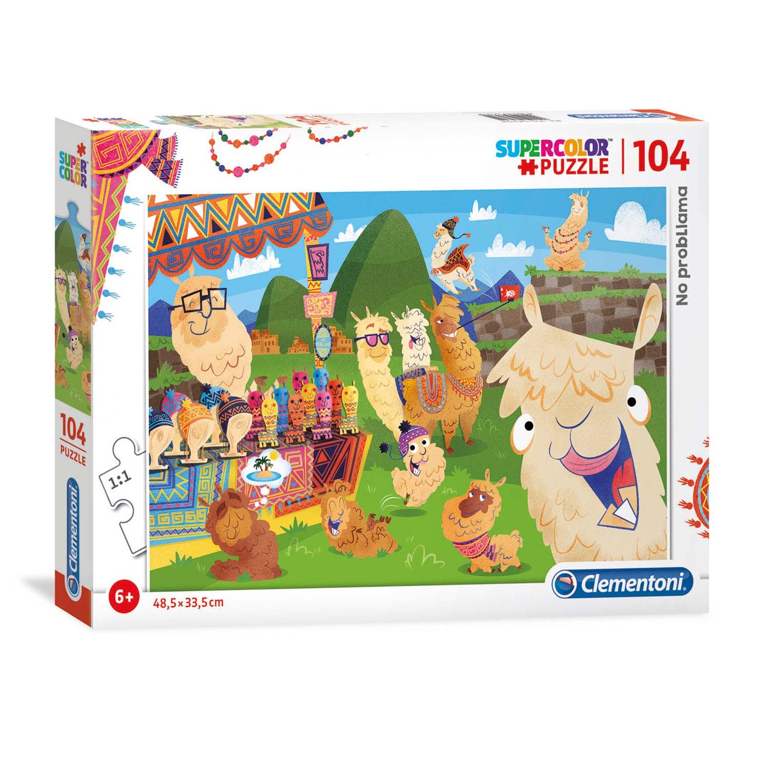 Clementoni SuperColor No ProbLLAMA Puzzle 104 pcs6 years unisex