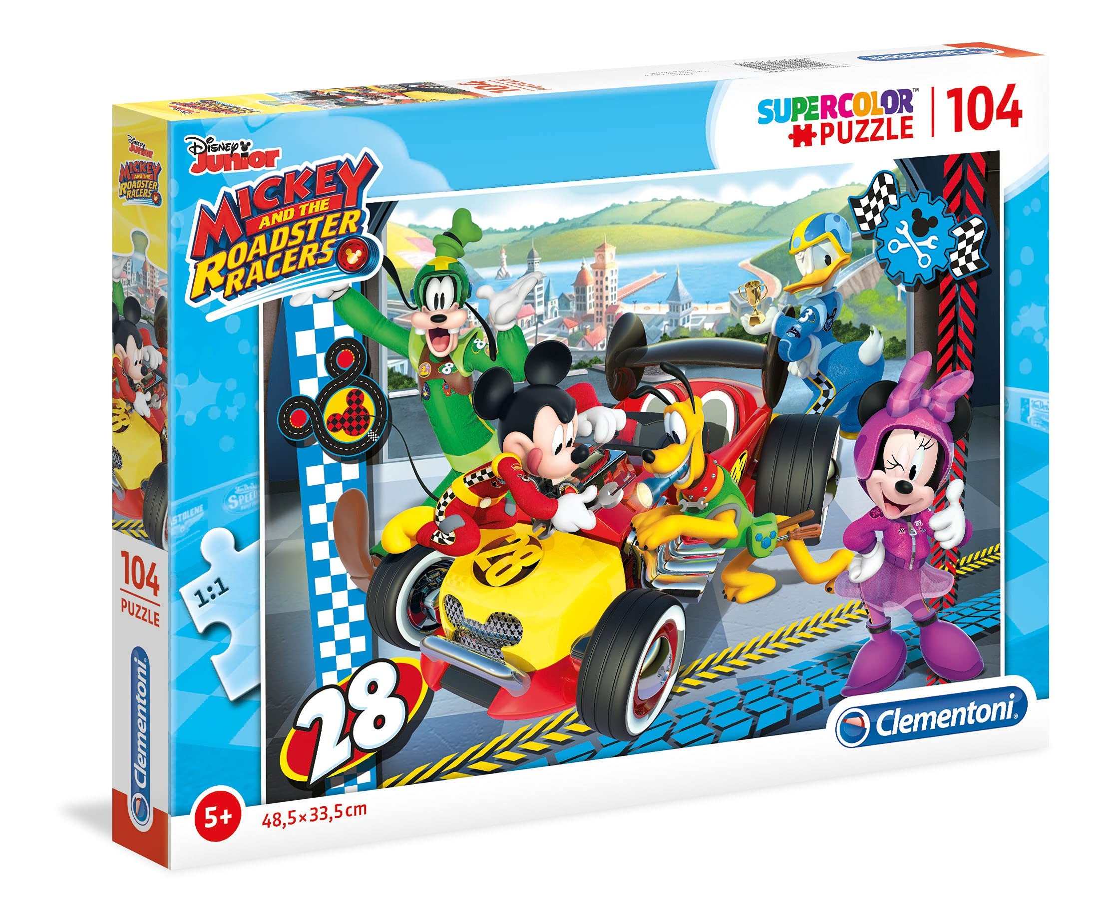 Clementoni Mickey And The Roadster Puzzle 104 pcs5 years unisex