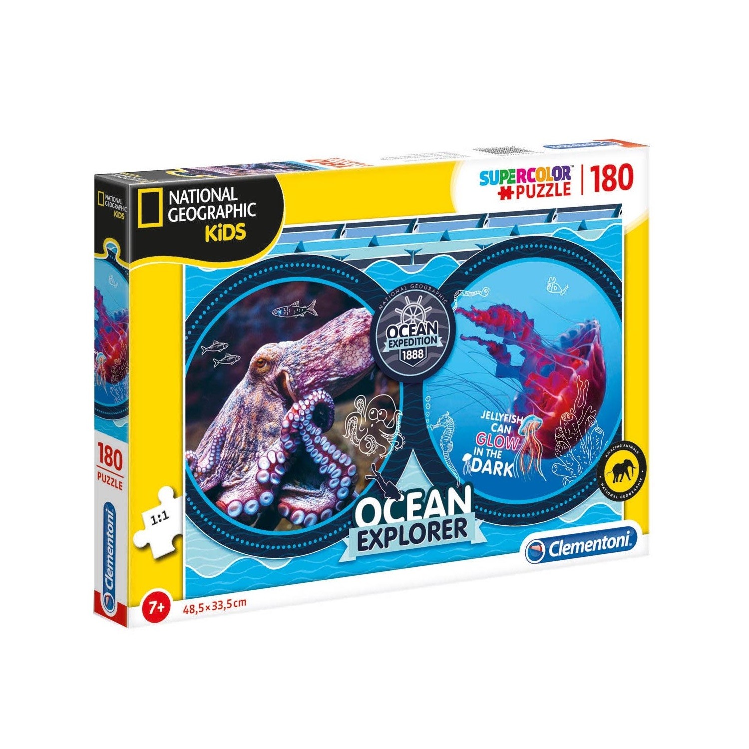 Clementoni National Geographic Kids Ocean Explorer Puzzle 180 pcs7 years unisex