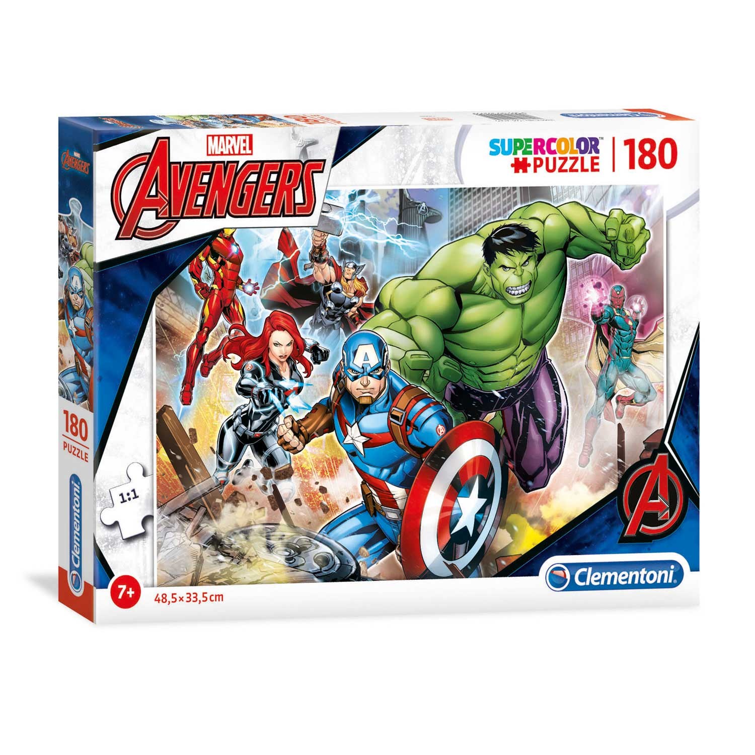 Clementoni SuperColor The Avengers Puzzle 180 For Boys 7 years uomo