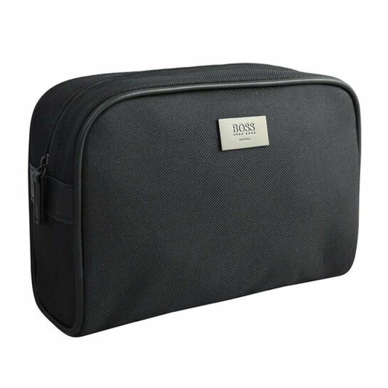 Hugo Boss Toiletry Bag Travel Pouch Grey 23 x 8 x 14 cm donna