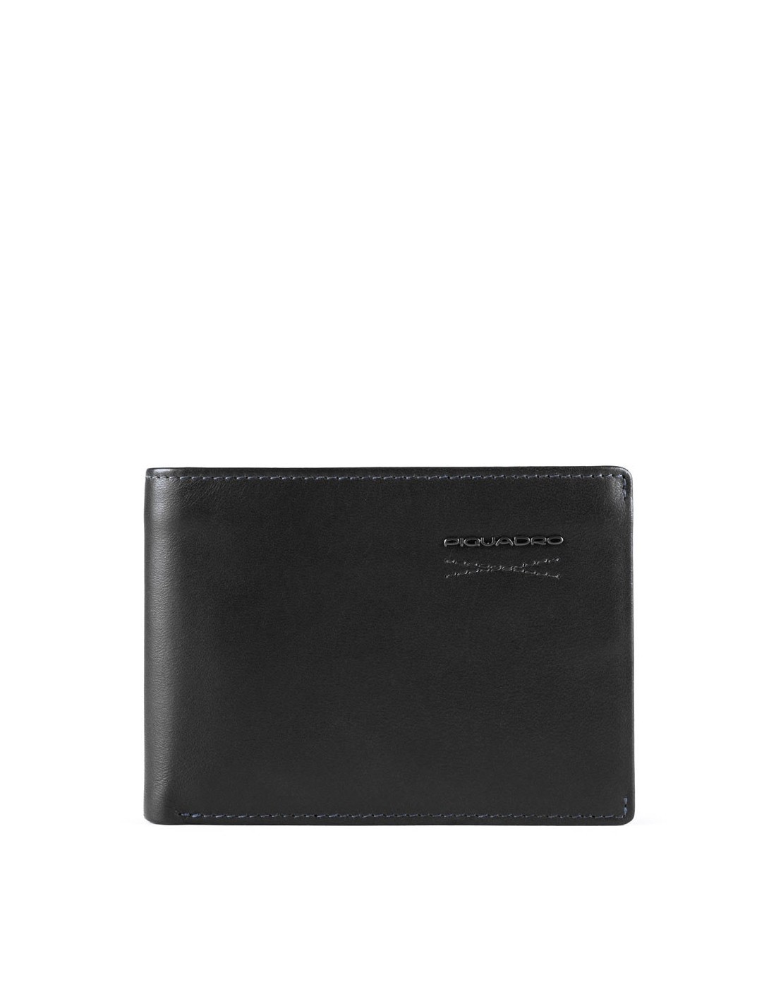 Piquadro Obidos Leather Wallet Slim PU257W110RN Black uomo