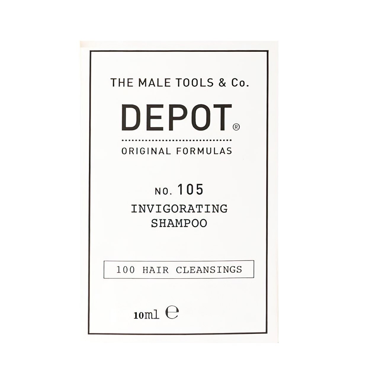 Depot 100 Hair Cleansing No 105 Multivitamin Complex Hair Shampoo AntiHair Loss 10ml donna